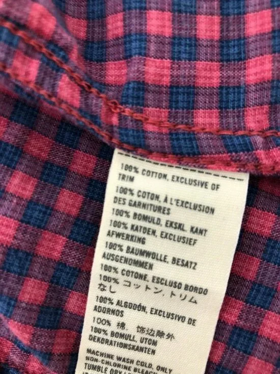 Abercrombie & Fitch Womens S Plaid Button Up Shirt Fitted Top Long Sleeves Blue - Picture 5 of 7